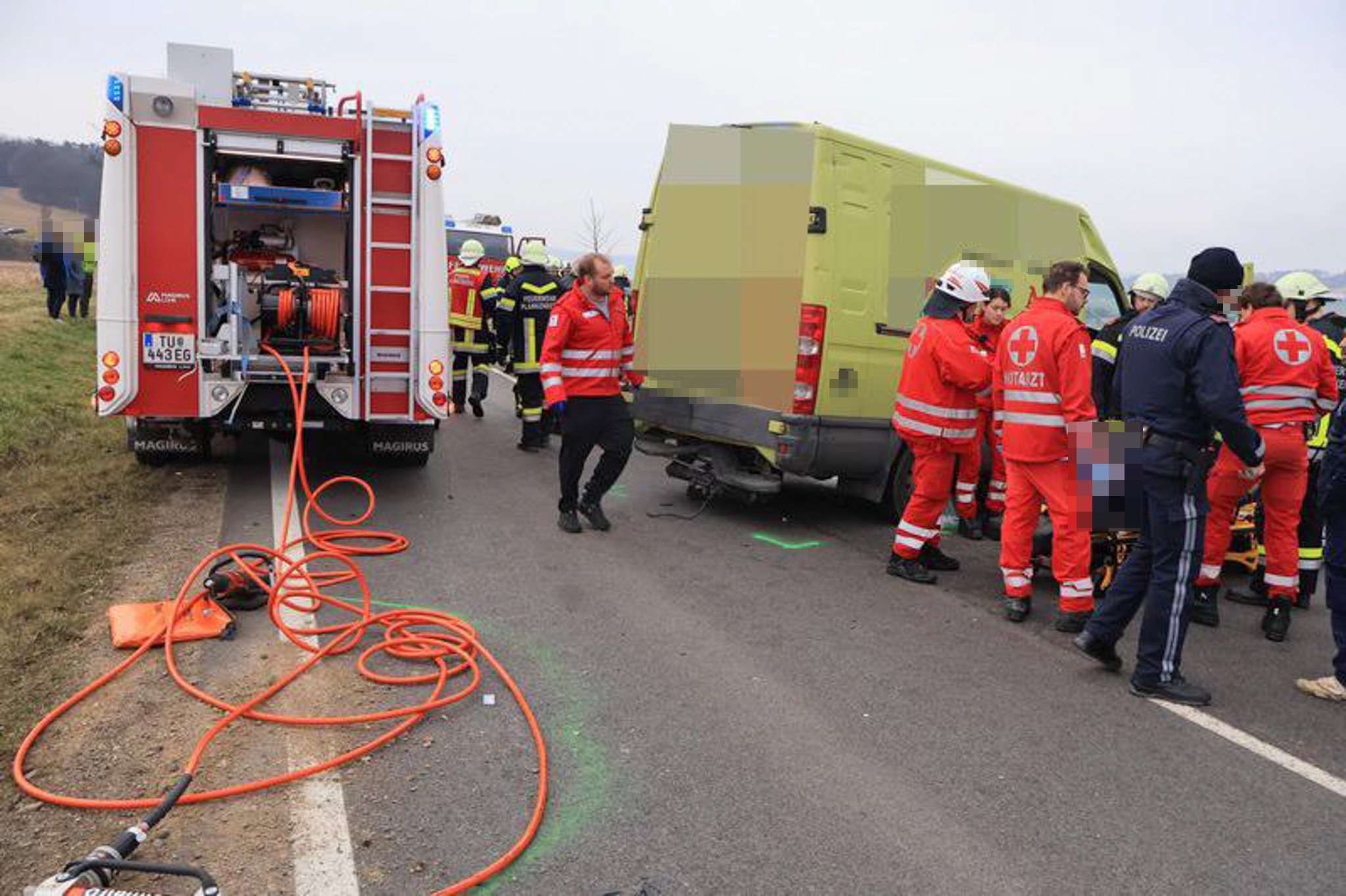 Unfall In Plankenberg Feuerwehr Objektiv